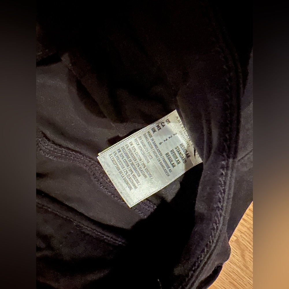 Black American eagle jeans